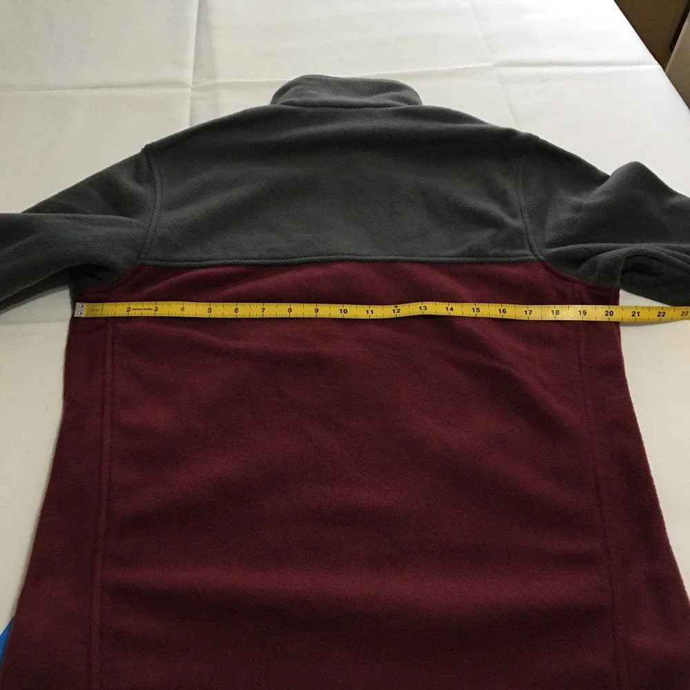 Columbia Steens Mountain Full Zip 2.0 Jacket Mens Small Maroon Gray NWT $65.00